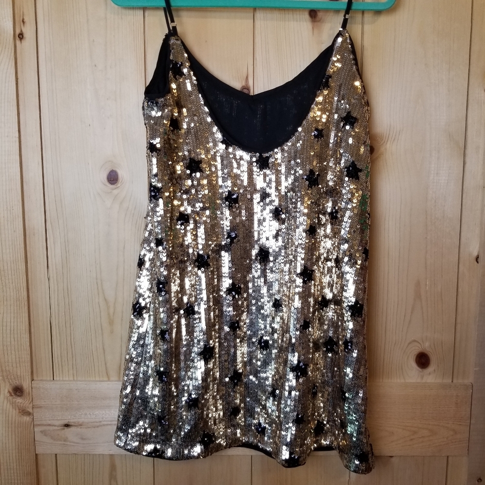 Lulu's Magic Trick Sequin Star Adjustable Spaghet… - image 7